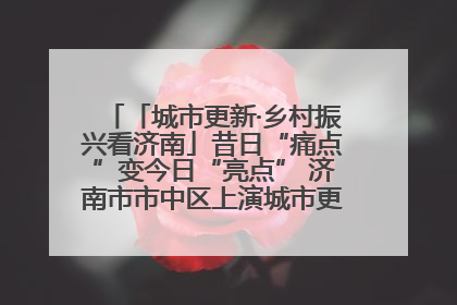 「城市更新·乡村振兴看济南」昔日“痛点”变今日“亮点” 济南市市中区上演城市更新“三部曲”