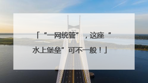 “一网统管”，这座“水上堡垒”可不一般！