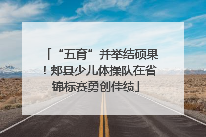 “五育”并举结硕果！郏县少儿体操队在省锦标赛勇创佳绩