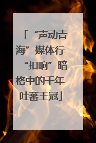 “声动青海”媒体行“扣响”暗格中的千年吐蕃王冠