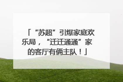 “苏超”引爆家庭欢乐局，“迁迁通通”家的客厅有俩主队！
