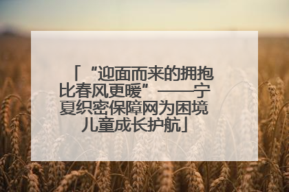 “迎面而来的拥抱比春风更暖”——宁夏织密保障网为困境儿童成长护航