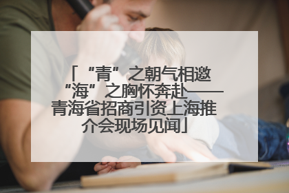 “青”之朝气相邀 “海”之胸怀奔赴——青海省招商引资上海推介会现场见闻