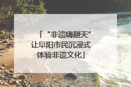 “非遗嗨翻天”让阜阳市民沉浸式体验非遗文化