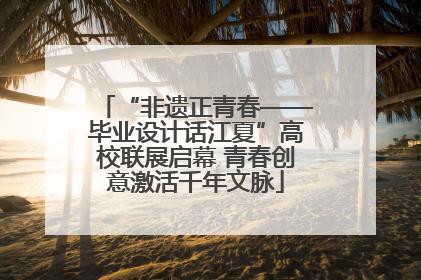 “非遗正青春——毕业设计话江夏”高校联展启幕 青春创意激活千年文脉