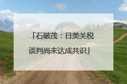 石破茂：日美关税谈判尚未达成共识