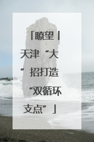瞭望丨天津“大”招打造“双循环支点”
