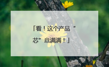 看！这个产品“芯”意满满！