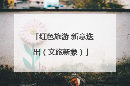 红色旅游 新意迭出（文旅新象）