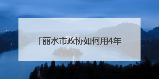 丽水市政协如何用4年“碳”讨“金矿”？