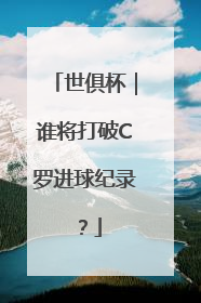 世俱杯｜谁将打破C罗进球纪录？