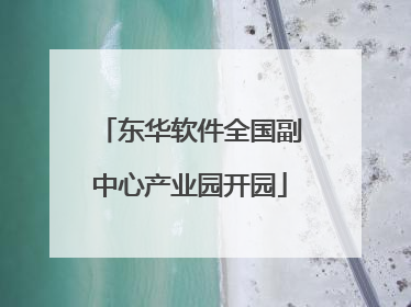 东华软件全国副中心产业园开园