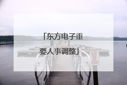 东方电子重要人事调整