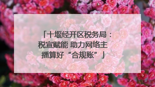 十堰经开区税务局：税宣赋能 助力网络主播算好“合规账”