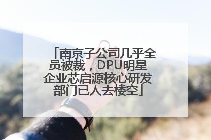 南京子公司几乎全员被裁，DPU明星企业芯启源核心研发部门已人去楼空