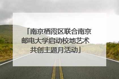 南京栖霞区联合南京邮电大学启动校地艺术共创主题月活动