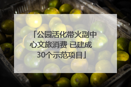 公园活化带火副中心文旅消费 已建成30个示范项目