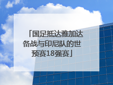 国足抵达雅加达备战与印尼队的世预赛18强赛
