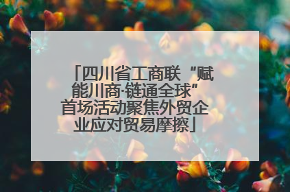 四川省工商联“赋能川商·链通全球”首场活动聚焦外贸企业应对贸易摩擦