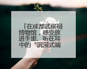 在成都武侯祠博物馆，感受放进手里、听在耳中的“沉浸式端午”