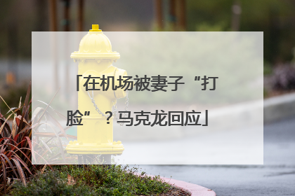 在机场被妻子“打脸”？马克龙回应