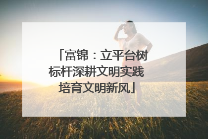 富锦：立平台树标杆深耕文明实践培育文明新风