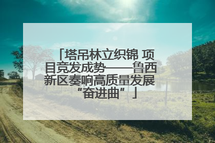 塔吊林立织锦 项目竞发成势——鲁西新区奏响高质量发展“奋进曲”
