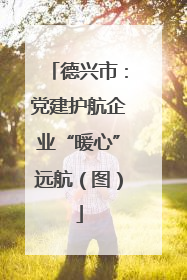 德兴市：党建护航企业“暖心”远航（图）