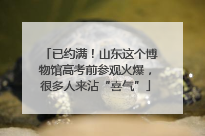 已约满！山东这个博物馆高考前参观火爆，很多人来沾“喜气”