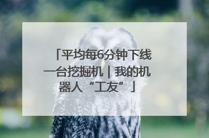 平均每6分钟下线一台挖掘机｜我的机器人“工友”