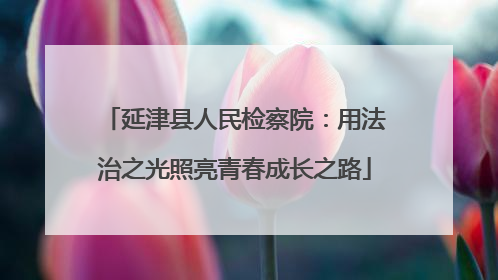 延津县人民检察院：用法治之光照亮青春成长之路