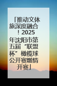推动文体旅深度融合！2025年沈阳市第五届“联盟杯”橄榄球公开赛燃情开赛