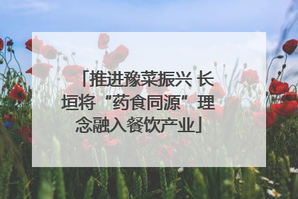 推进豫菜振兴 长垣将“药食同源”理念融入餐饮产业