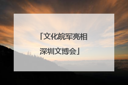 文化皖军亮相深圳文博会
