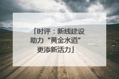 时评：新线建设助力“黄金水道”更添新活力