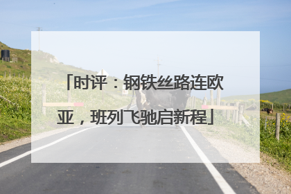 时评：钢铁丝路连欧亚，班列飞驰启新程