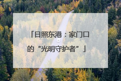 日照东港：家门口的“光明守护者”