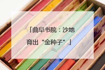 曲阜书院：沙地育出“金种子”