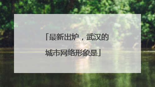 最新出炉，武汉的城市网络形象是