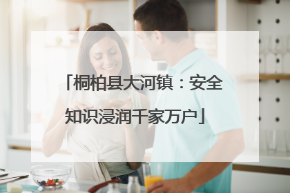 桐柏县大河镇：安全知识浸润千家万户