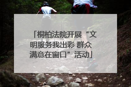 桐柏法院开展“文明服务我出彩 群众满意在窗口”活动