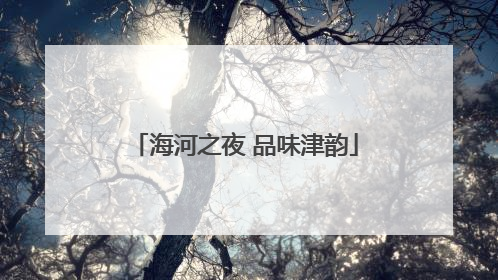 海河之夜 品味津韵