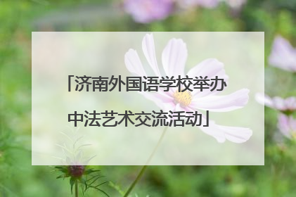 济南外国语学校举办中法艺术交流活动
