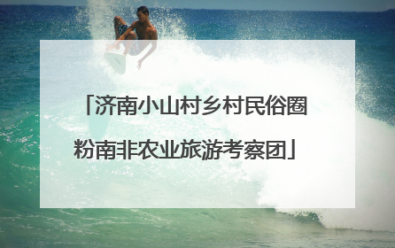 济南小山村乡村民俗圈粉南非农业旅游考察团