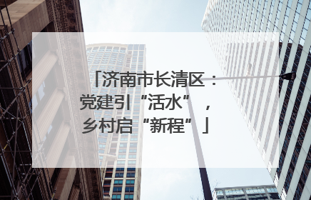 济南市长清区：党建引“活水”，乡村启“新程”