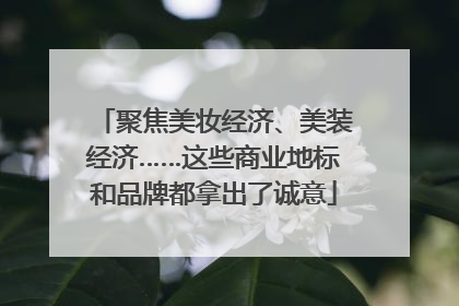 聚焦美妆经济、美装经济……这些商业地标和品牌都拿出了诚意