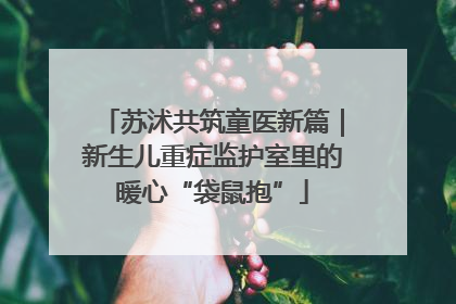苏沭共筑童医新篇｜新生儿重症监护室里的暖心“袋鼠抱”
