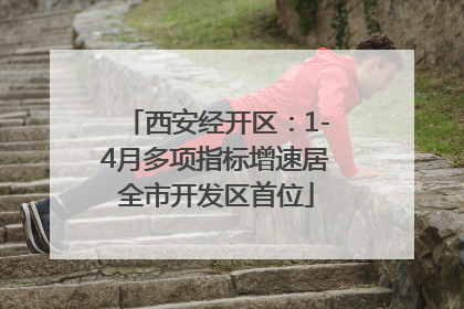 西安经开区：1-4月多项指标增速居全市开发区首位