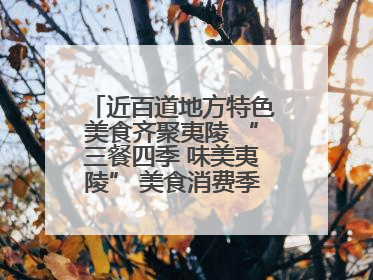 近百道地方特色美食齐聚夷陵 “三餐四季 味美夷陵” 美食消费季沸腾夏夜