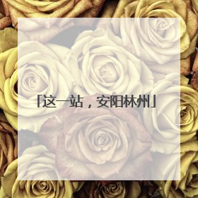 这一站，安阳林州